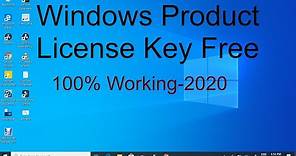 How To Get Windows Product License Key Free Latest 2020 | How To Activate Windows 10 Free 2020