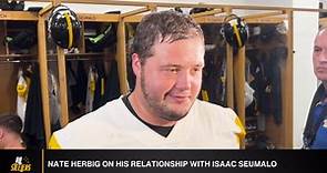 Steelers' OL Nate Herbig On Relationship With Isaac Seumalo