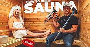 HOW TO BUILD A SAUNA + FULL PRICE BREAKDOWN