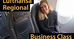 LUFTHANSA REGIONAL FLIGHT REVIEW - BUSINESS CLASS (CRJ 900)