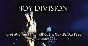 Joy Division - Live at Effenaar, Eindhoven, NL - 18/01/1980, Ai Remaster 2021