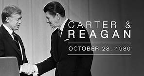 1980 Presidential Candidate Debate: Governor Ronald Reagan and President Jimmy Carter - 10/28/80