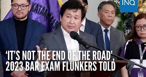 ‘It’s not the end of the road’, 2023 Bar exam flunkers told