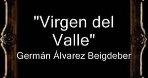 Virgen del Valle - Germán Álvarez Beigbeder [BM]
