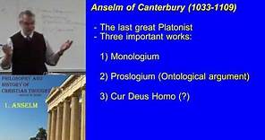 34. Anselm of Canterbury