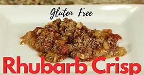 How To Make Rhubarb Crisp | Delicious And Healthy | Rockin Robin Cooks