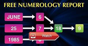 Free Numerology Report | Free Numerology Reading | Free numerology Reading Online Accurate