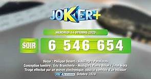 Tirage du soir Joker+® du 14 octobre 2020 - Résultat officiel - FDJ