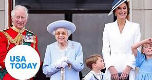 Queen Elizabeth II celebrates Platinum Jubilee at Buckingham Palace | USA TODAY