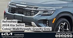 Refreshed 2024 Kia Seltos | Colour Walkthrough: Gravity Grey