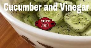🥒 Cucumber and Vinegar (Quick Pickles) | Marinated Cucumbers Onion & Vinegar Recipe
