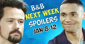 Bold and the Beautiful Weekly Spoilers January 8-12: Thomas Fumes & Xander Plots #boldandbeautiful