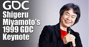 Shigeru Miyamoto's 1999 GDC Keynote