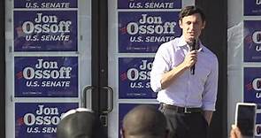 Jon Ossoff holds campaign canvass event in GA