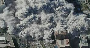 Shocking aerial 9/11 pictures