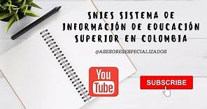 SNIES SISTEMA NACIONAL DE INFORMACION EDUCACION SUPERIOR CONSULTA PROGRAMAS MAESTRIAS Y DOCTORADOS