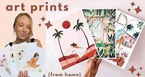 How to make art prints at home