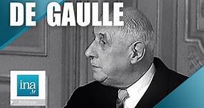 1968 : Le Général De Gaulle et le capitalisme | Archive INA