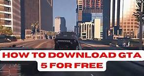 How To Download GTA 5 For Free | gta 5 download pc