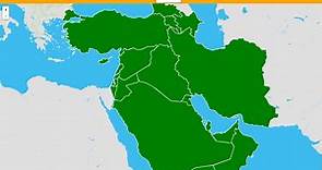 Mapa para jugar. ¿Dónde está? Países de Oriente Próximo