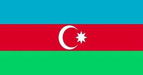 Bandera e Himno Nacional de Azerbaiyán - Flag and National Anthem of Azerbaijan