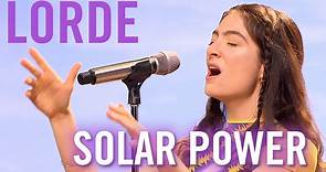 Lorde: Solar Power