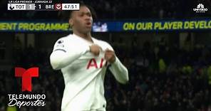 Goal Destiny Udogie - Tottenham v. Brentford 23-24 | Premier League | Telemundo Deportes