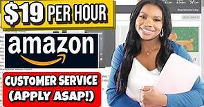 Amazon Customer Service Representative - Work from Home Jobs - $19/Hour - Apply Now!