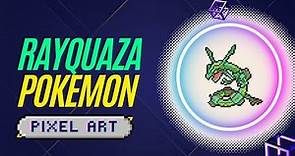 Make a Rayquaza Out Of Pixels! | Pixel Art Tutorial