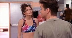 Dina Meyer Working Out On Beverly Hills 90210 4x08 Part 2