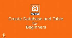 Xampp Create Database and Table and uses (Tutorial 2)