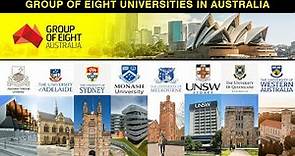 Group of Eight Universities in Australia | Top Australian Universities Go8