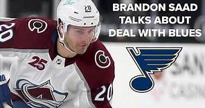 Full press conference: Brandon Saad talks about signing with St. Louis Blues