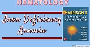 Iron Deficiency Anemia | Causes | Diagnosis | Treatment | Harrison