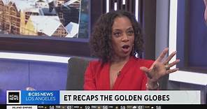 ET host Nischelle Turner recaps Golden Globes