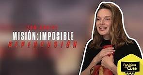 Rebecca Ferguson: Me pone feliz que haya gustado mi personaje en Misión Imposible