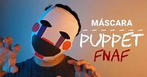 Cómo hacer la Máscara de Puppet (FNAF) con cartulina - Momuscraft