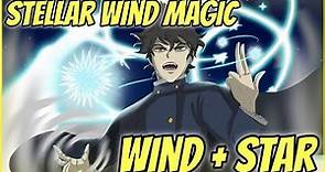 Black Clover Yuno Star Magic + Wind Magic = Stellar Wind