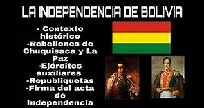 INDEPENDENCIA DE BOLIVIA