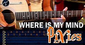 Cómo tocar "Where Is My Mind" de Pixies en Guitarra (HD) Tutorial Acordes Intro - Christianvib