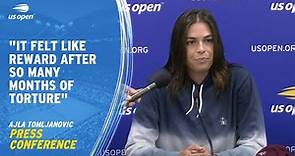 Ajla Tomljanovic Press Conference | 2023 US Open Round 1