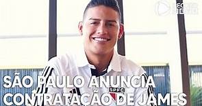 São Paulo anuncia contratação de James Rodríguez