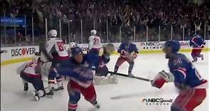 Brad Richards goal. Washington Capitals vs NY Rangers Game 5 5/7/12 NHL Hockey