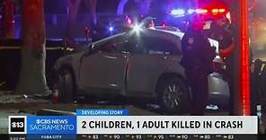 2 young children, woman killed in Sacramento crash that saw 11 people in one vehicle