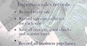 NYS Sales Tax Record Keeping Requirements