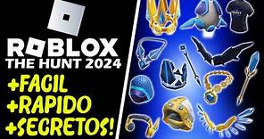 ✅¡Como Hacer RÁPIDO: EVENTO Roblox The Hunt 2024 Y TENER TODOS LOS PREMIOS!