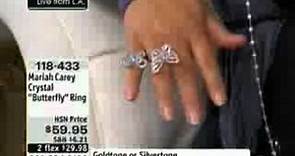 Mariah Carey Crystal Butterfly Ring Mariah Carey