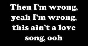 Bon Jovi - This Ain't a Love Song (lyrics)
