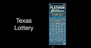 Platinum Millions - Texas Lottery $20 (February 2024)
