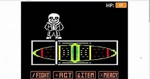 Undertale Sans Boss fight (Scratch)